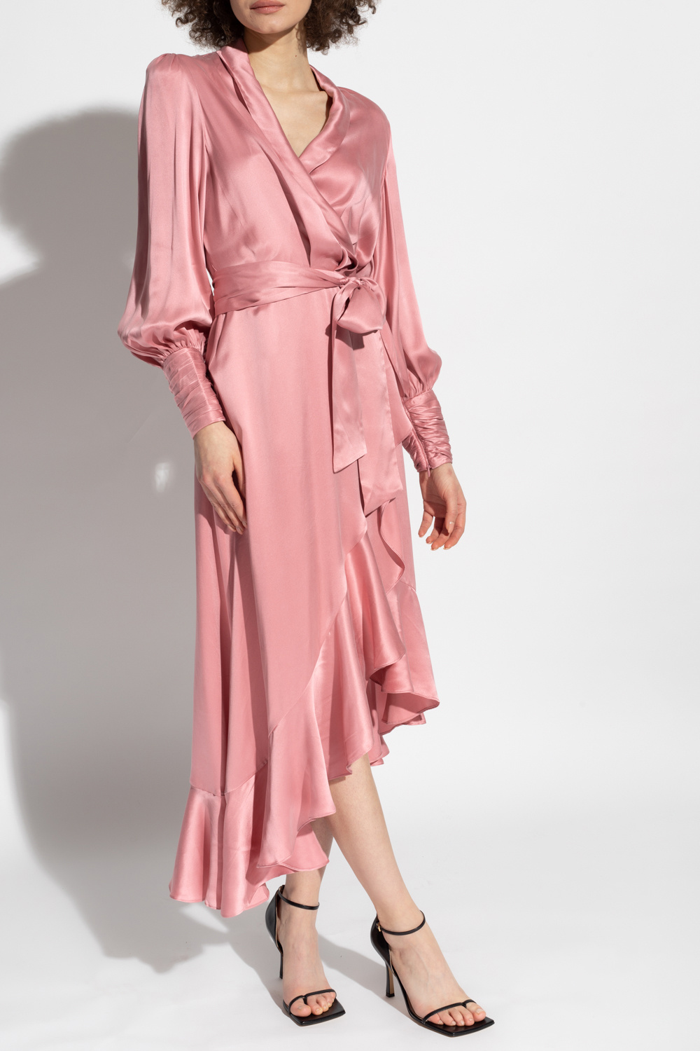 Zimmermann pink sale silk dress